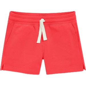 Primary Kids Track Short, 100% Cotton Pull-On Shorts(Strawberry)