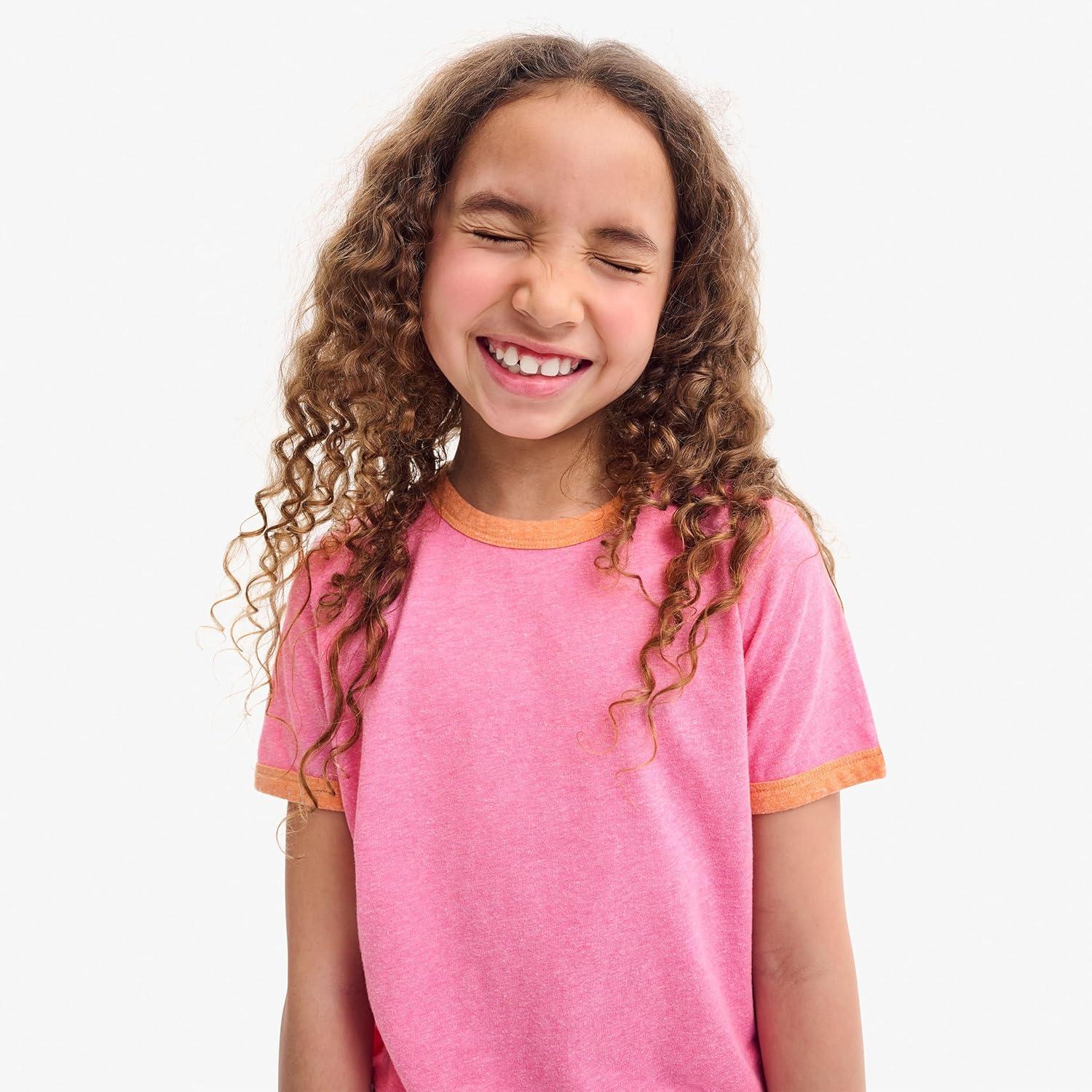 imagePrimary Kids Heathered Ringer TeeBanana