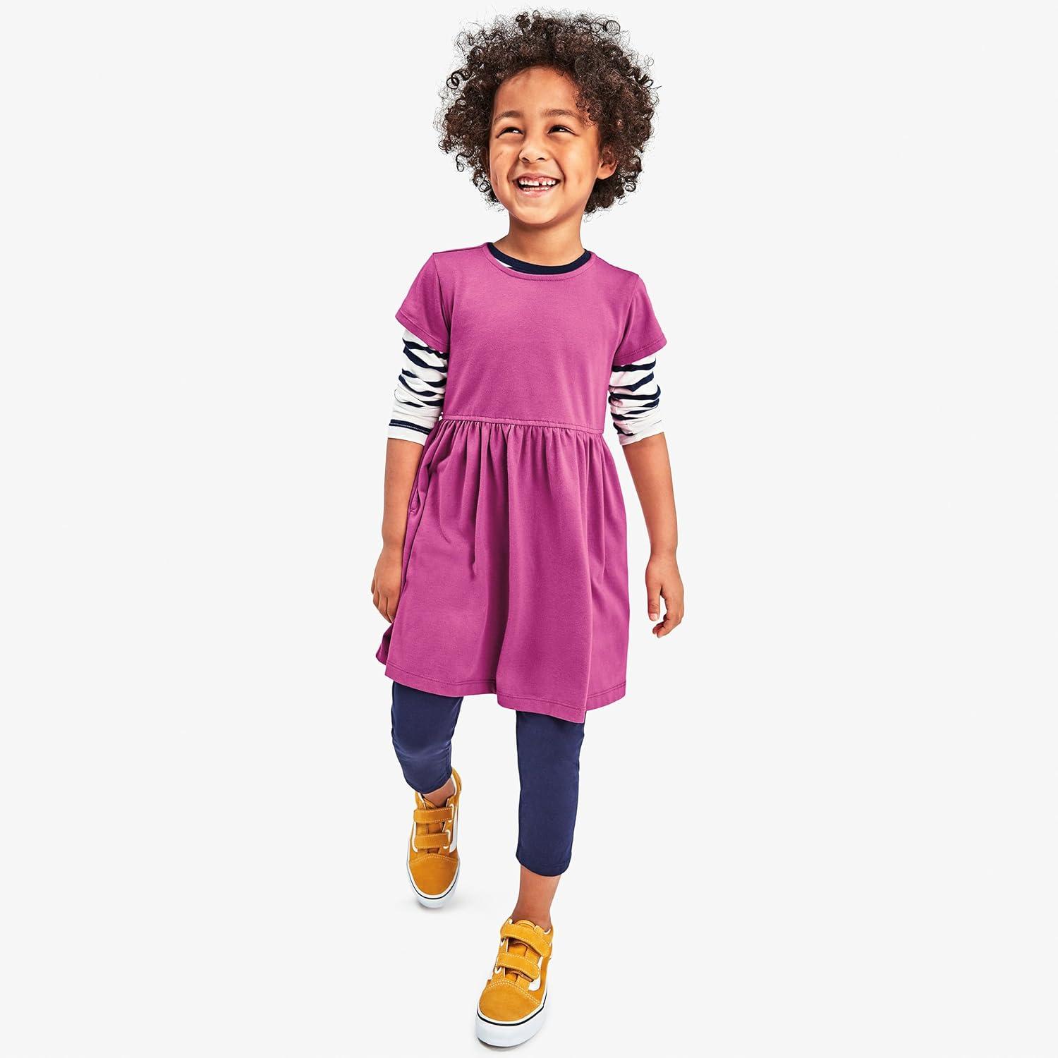 imagePrimary Kids Perfect Pocket Dress 100 Cotton Dress with PocketsClover