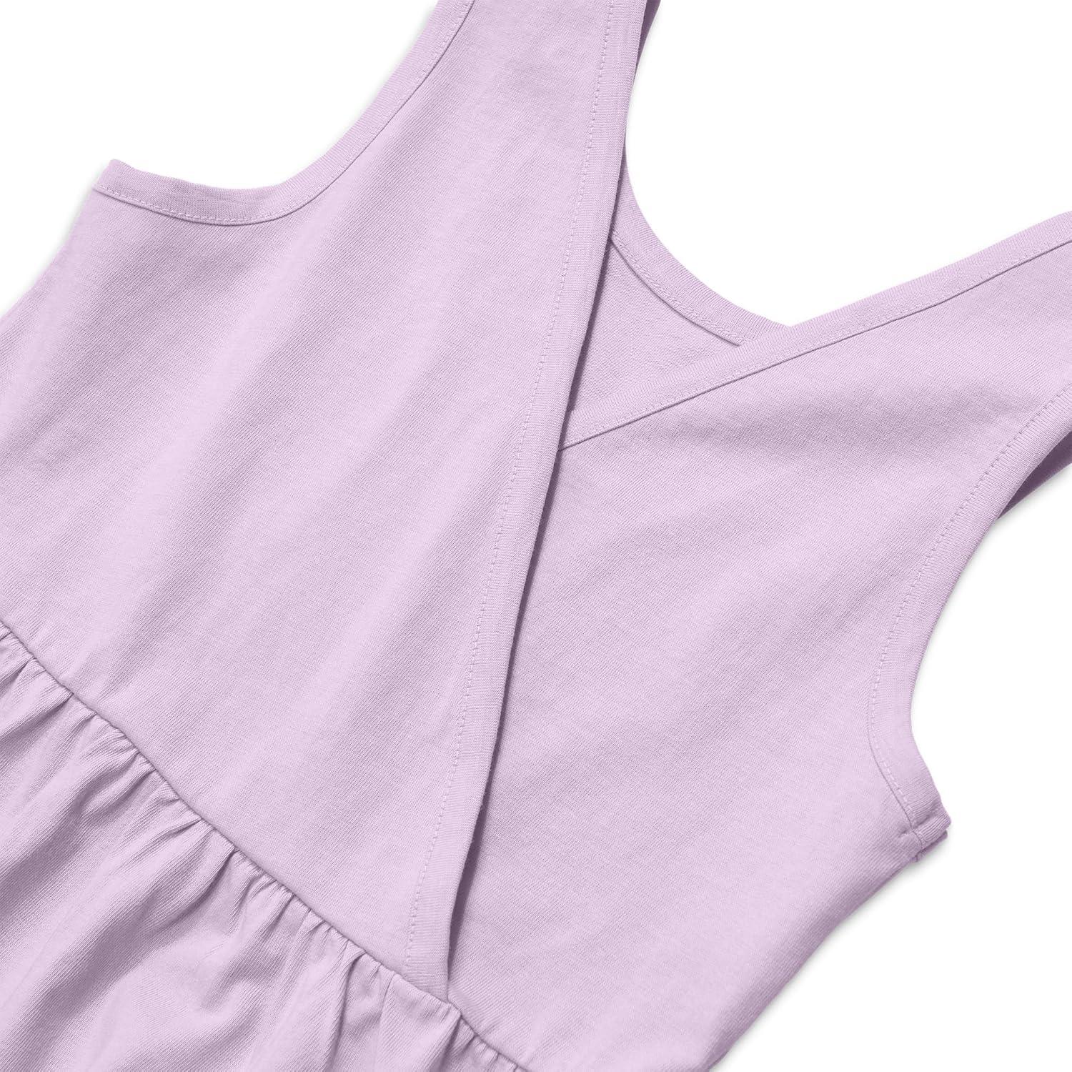 imagePrimary Kids Tiered CrossBack Tank DressHydrangea