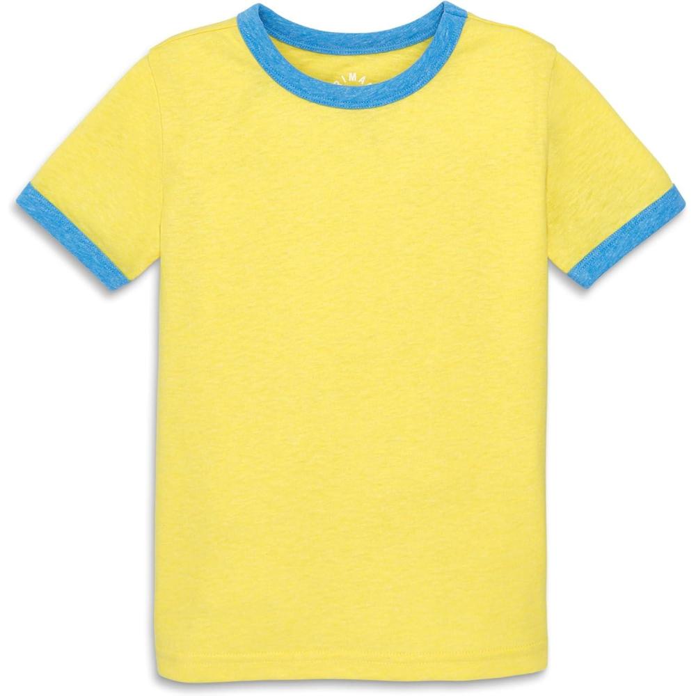 imagePrimary Kids Heathered Ringer TeeBanana