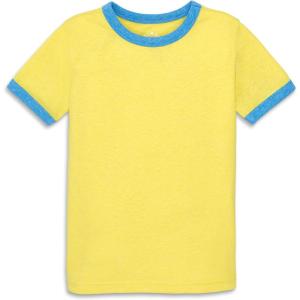 Primary Kids Heathered Ringer Tee(Banana)