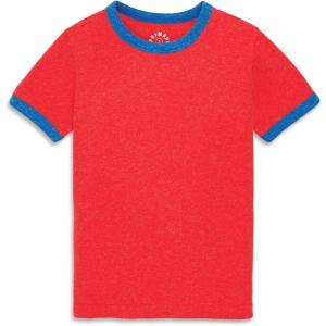 Primary Kids Heathered Ringer Tee(Poppy)