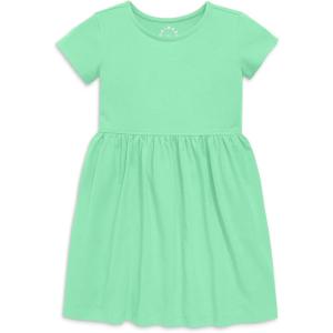 Primary Kids Perfect Pocket Dress, 100% Cotton Dress with Pockets(Clover)