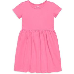 Primary Kids Perfect Pocket Dress, 100% Cotton Dress with Pockets(Taffy)