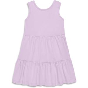Primary Kids Tiered Cross-Back Tank Dress(Hydrangea)