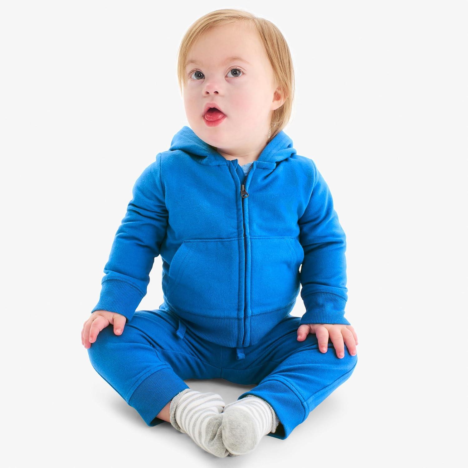 imagePrimary Baby Jogger Sweatpant Soft French Terry PullOn Pants for Babies amp Toddlers Comfy Everyday Fit with Decorative Drawstring Navy Size 3 Months