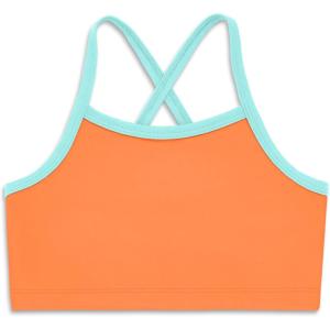 Primary Kids Crossback Swim top, UPF 50+, Made with Recycled Materials(Cantaloupe)