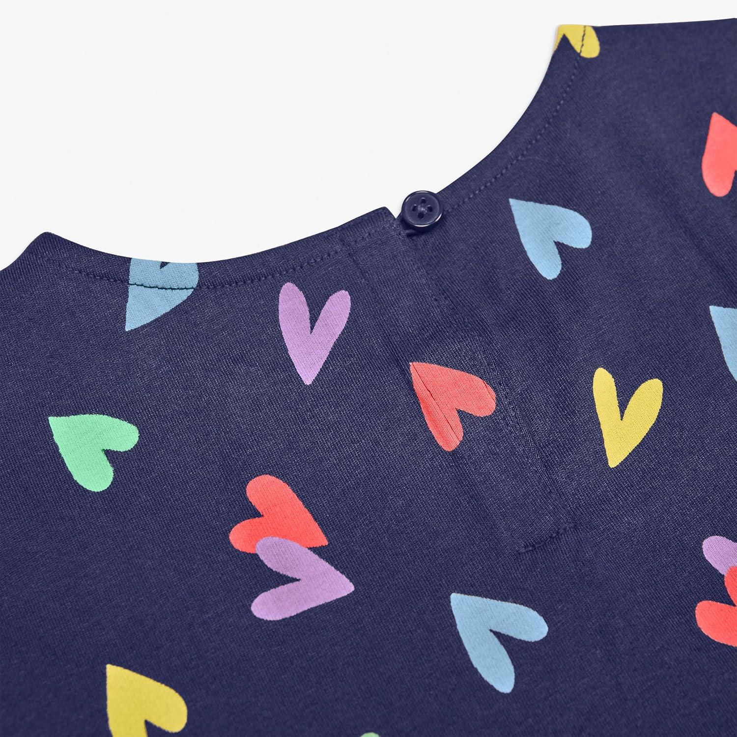 imagePrimary Kids Backyard Dress in Rainbow Confetti Hearts