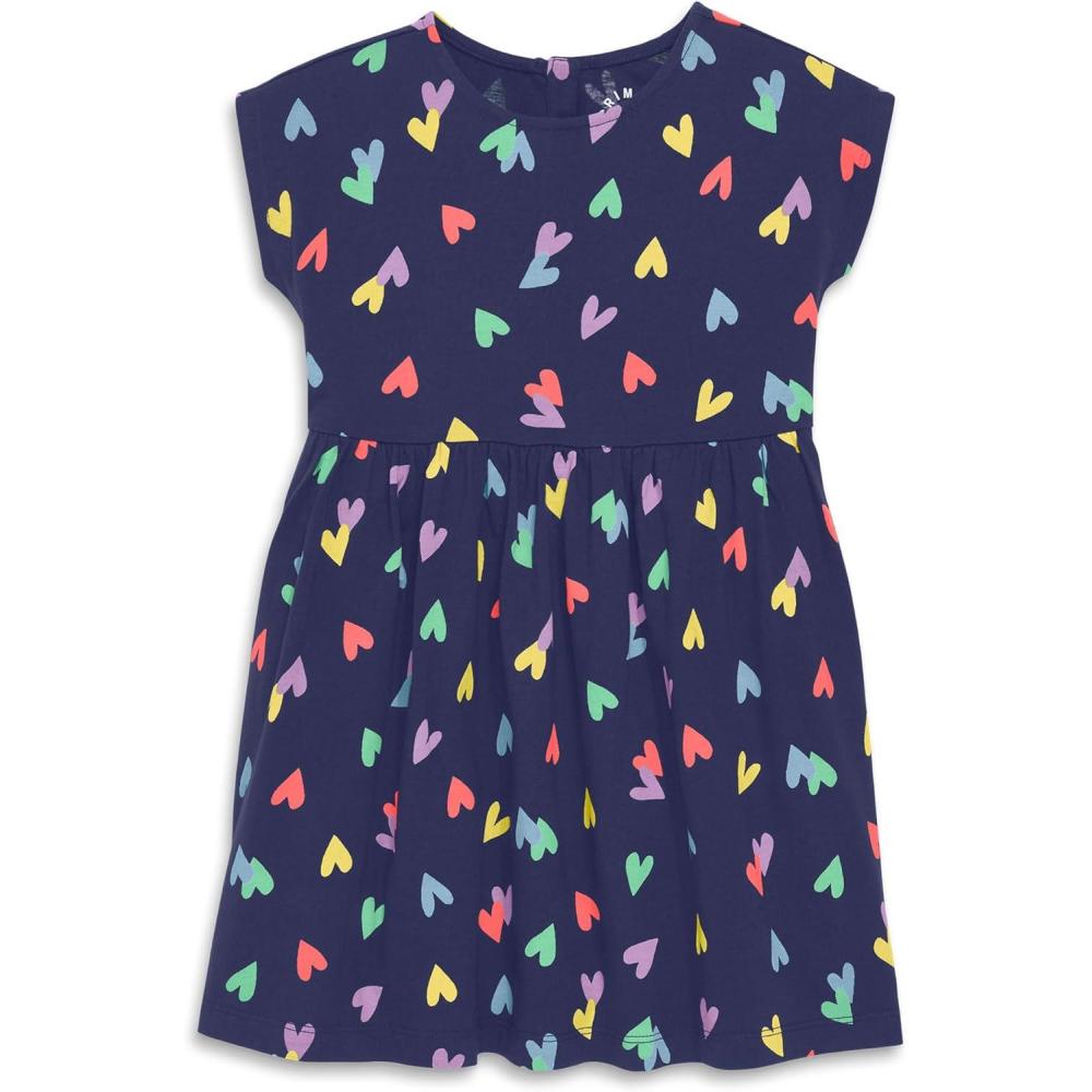imagePrimary Kids Backyard Dress in Rainbow Confetti Hearts