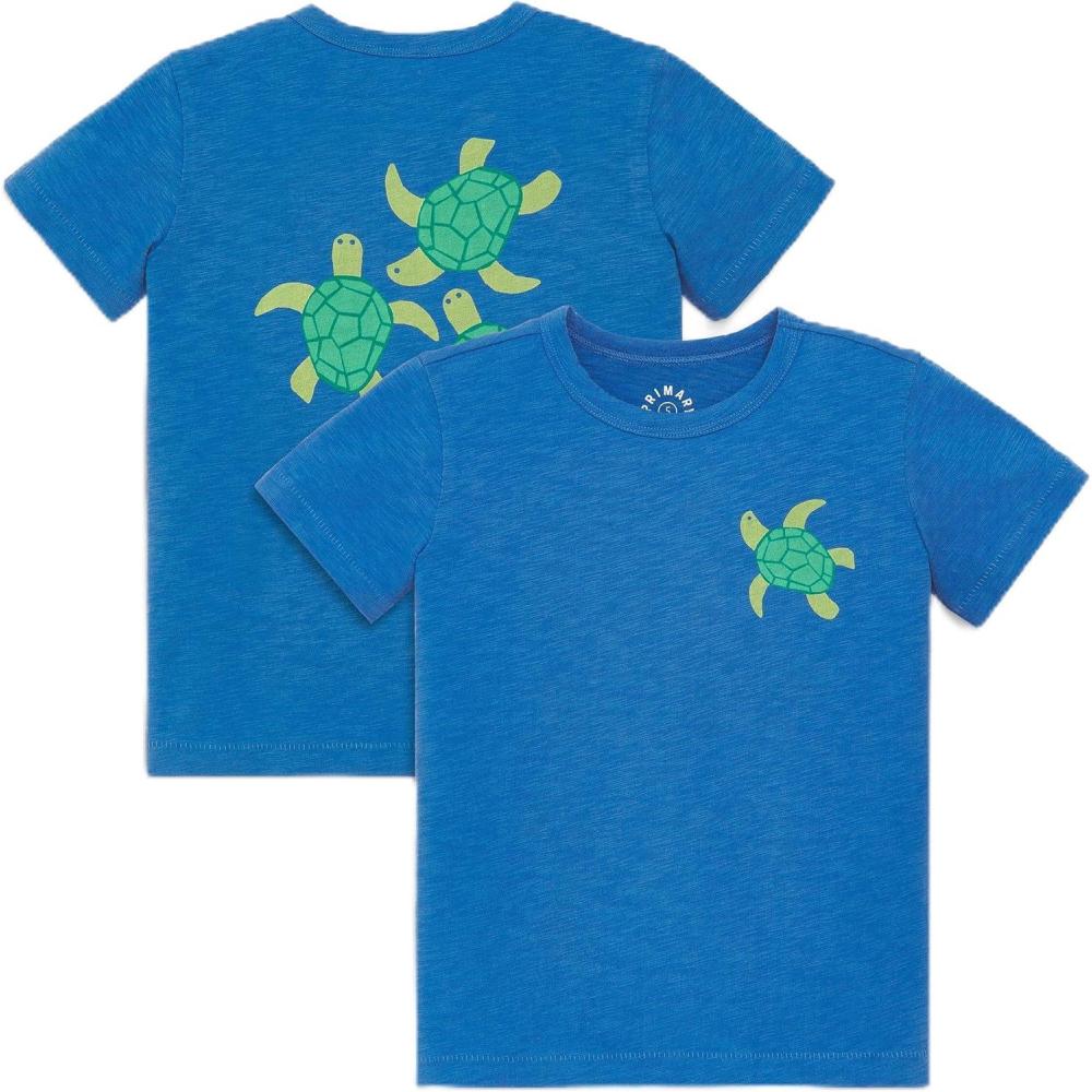 imagePrimary Kids Sea Turtles Graphic Tee Soft 100 Cotton TShirtBlueberry Turtles