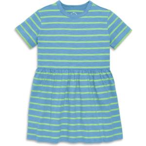 Primary Kids Stripe Easy Dress(Cornflower Pear Stripe)