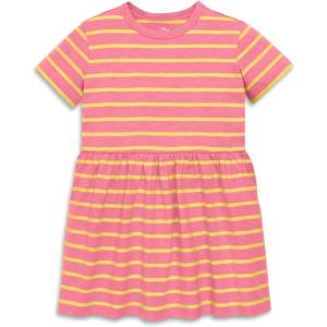 Primary Kids Stripe Easy Dress(Taffy Daffodil Stripe)