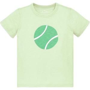 Primary Kids Tennis Ball Graphic Tee, Soft 100% Cotton T-Shirt(Light Clover Tennis Ball)