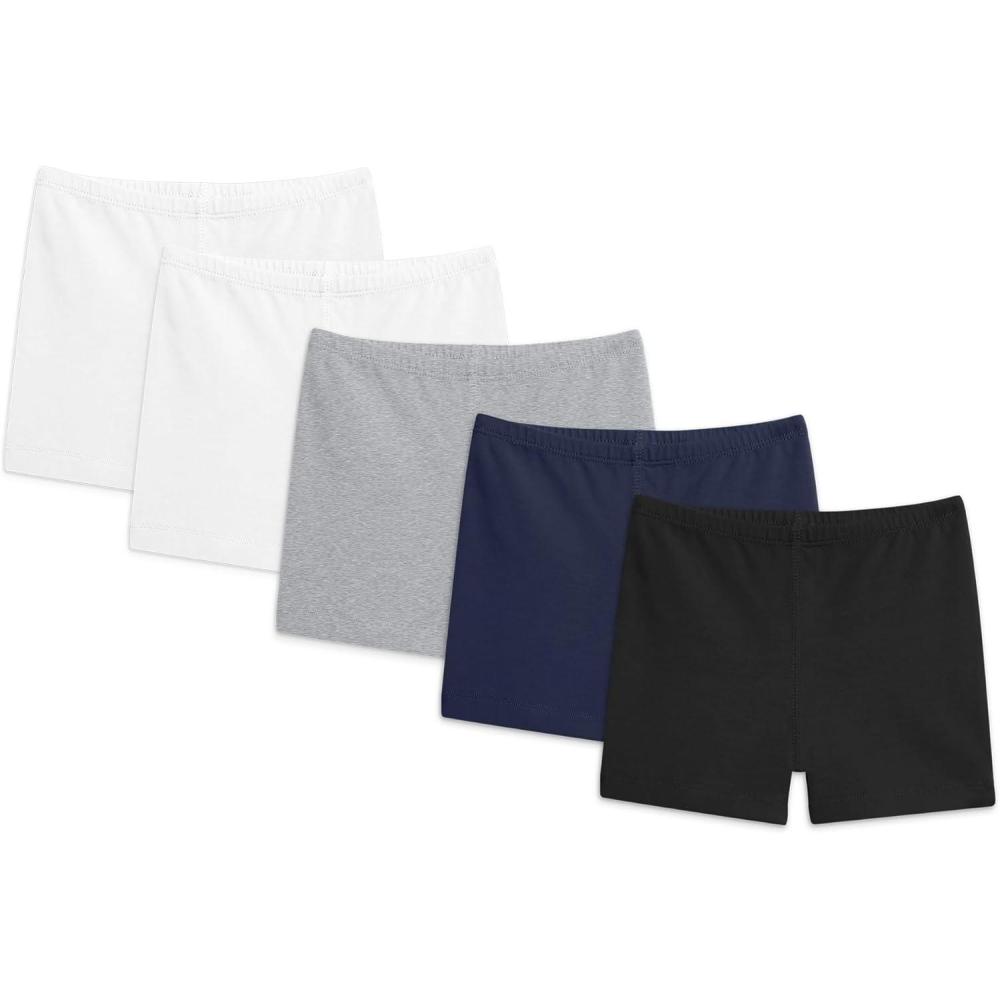 imagePrimary Kids Under Short 5Pack Soft Stretch Cartwheel ShortsNeutral Mix