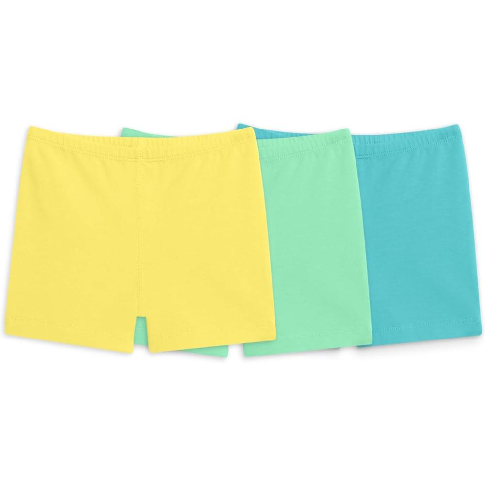 imagePrimary Kids Under Short 3Pack Soft Stretch Cartwheel ShortsClover Mix