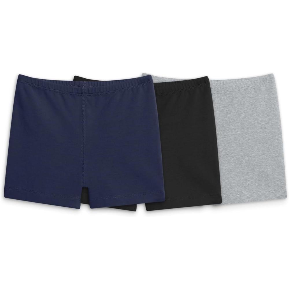 imagePrimary Kids Under Short 3Pack Soft Stretch Cartwheel ShortsNavy Mix