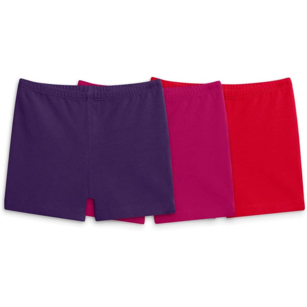 imagePrimary Kids Under Short 3Pack Soft Stretch Cartwheel ShortsRaspberry Mix