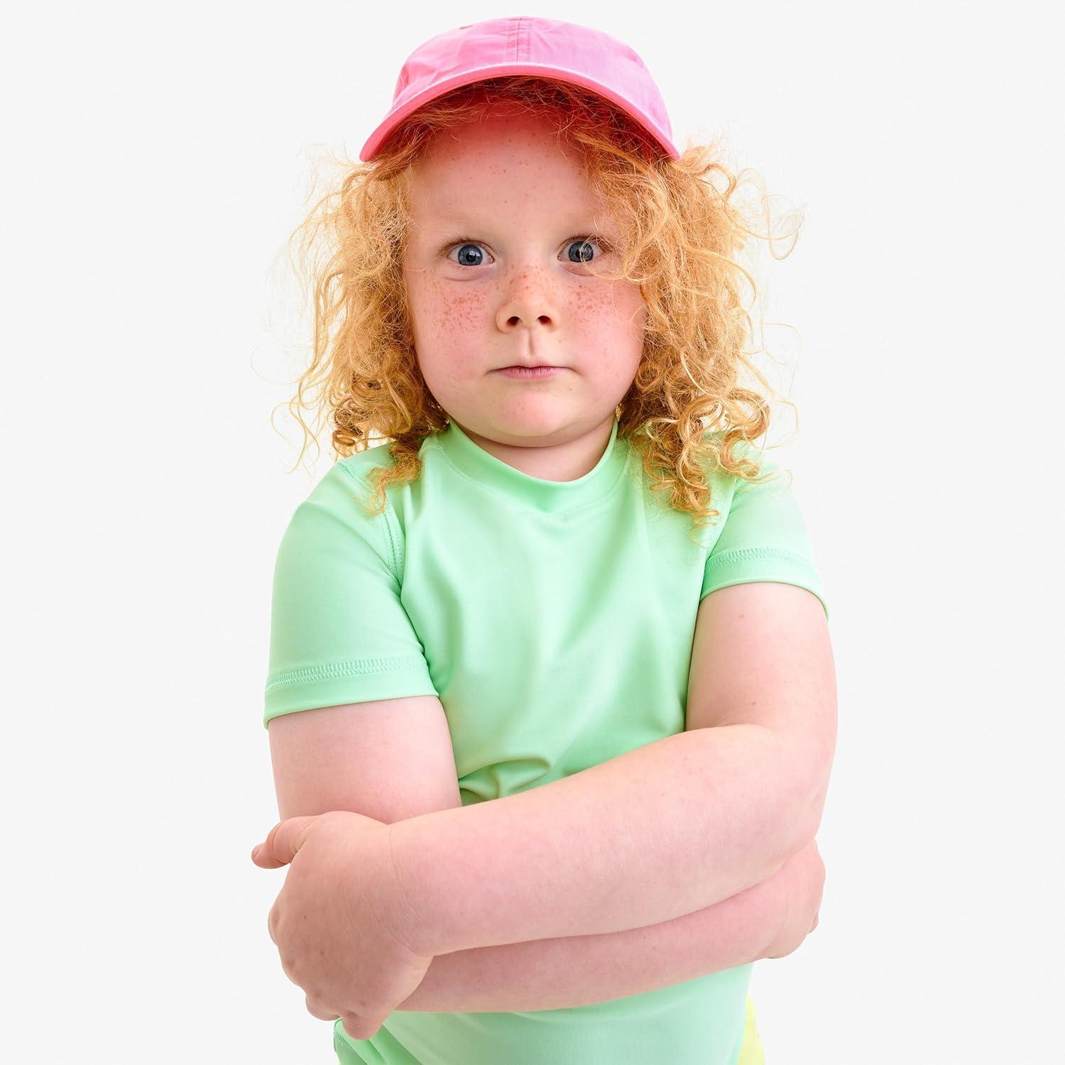 imagePrimary Kids Short Sleeve Rash Guard Swim Shirt UPF 50 Made with Recycled MaterialsBanana