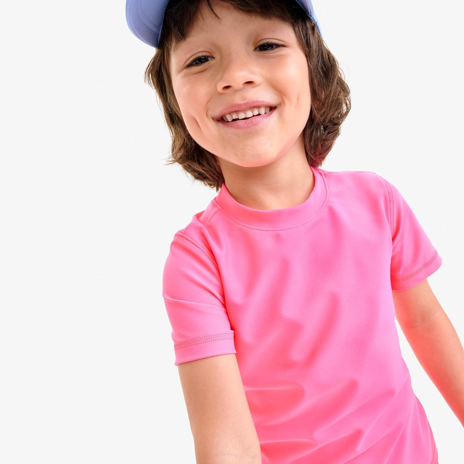 imagePrimary Kids Short Sleeve Rash Guard Swim Shirt UPF 50 Made with Recycled MaterialsBanana