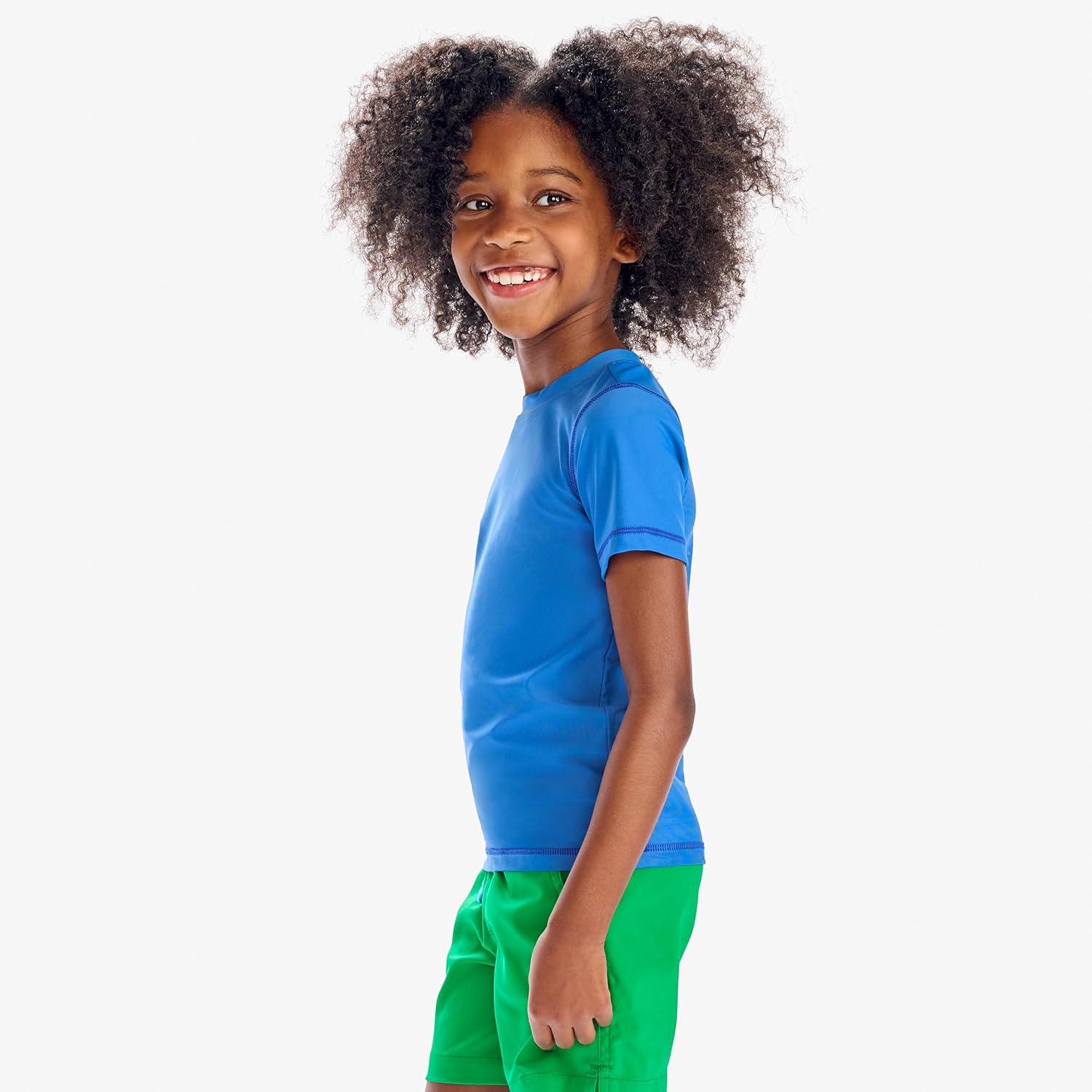 imagePrimary Kids Short Sleeve Rash Guard Swim Shirt UPF 50 Made with Recycled MaterialsMist