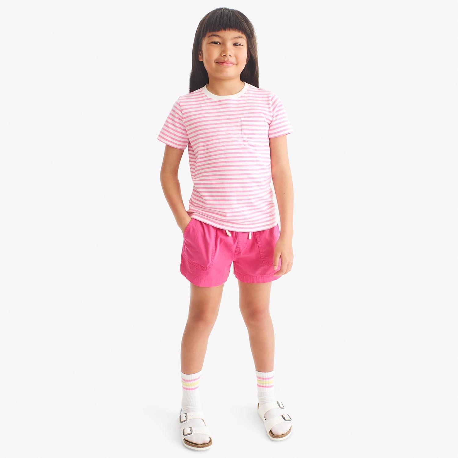 imagePrimary Kids Stretch Chino Shorts Cotton Drawstring PullOn ShortsSunwashed Navy