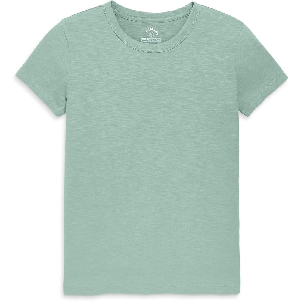 imagePrimary Adult Classic Slub Crewneck Tee 100 Cotton TShirt Womens FitMatcha