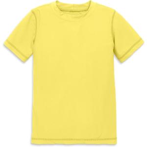 Primary Kids Short Sleeve Rash Guard, Swim Shirt, UPF 50+, Made with Recycled Materials(Banana)