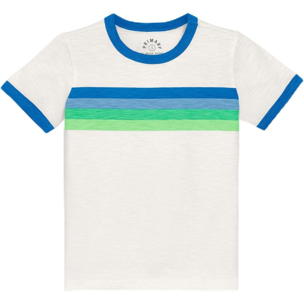 imagePrimary Kids Tonal Banner Tee Soft 100 Cotton TShirtCool Multi Banner
