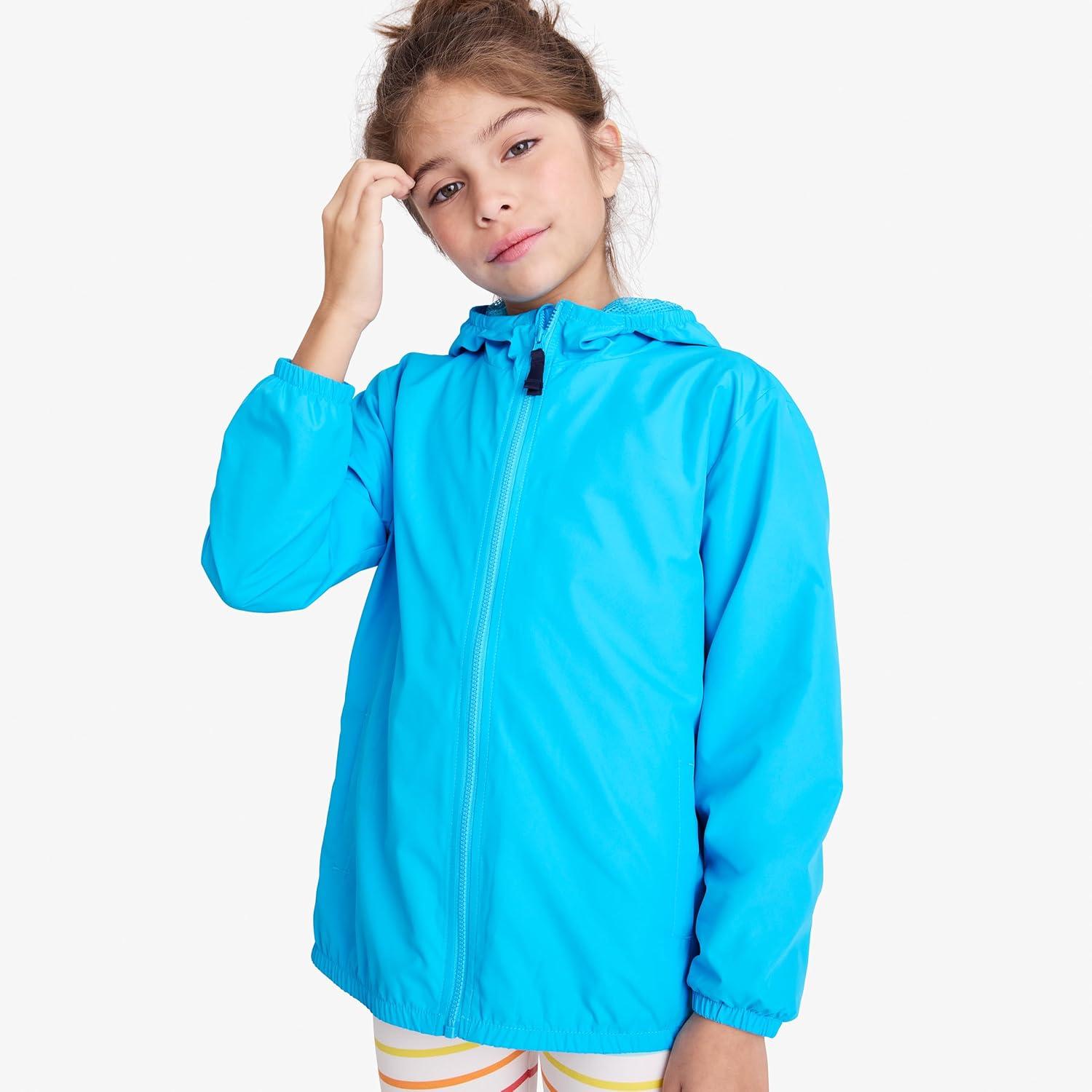 imagePrimary Kids Packable Windbreaker Lightweight WaterResistant JacketPoppy