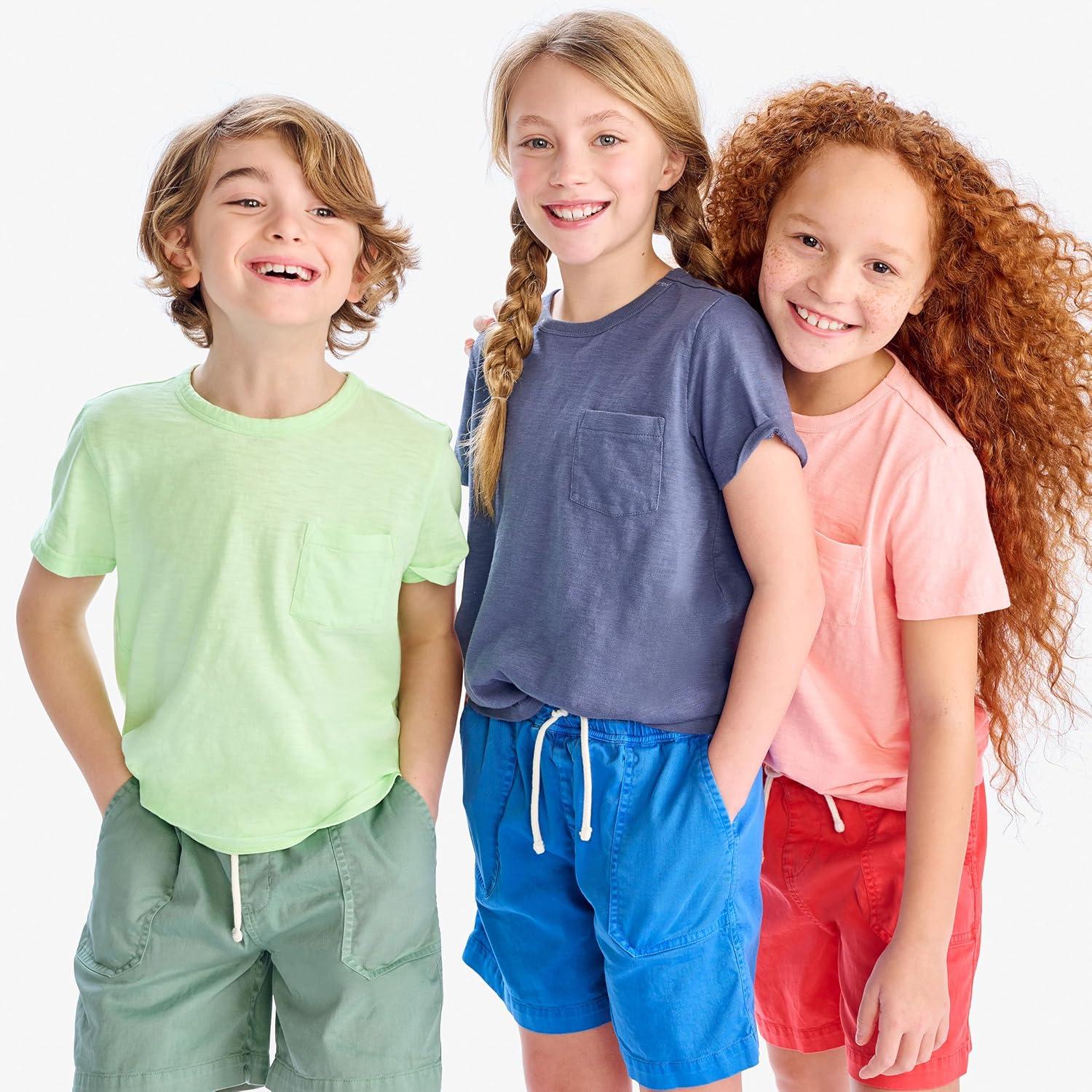 imagePrimary Kids Pocket Tee Soft 100 Cotton TShirtMatcha