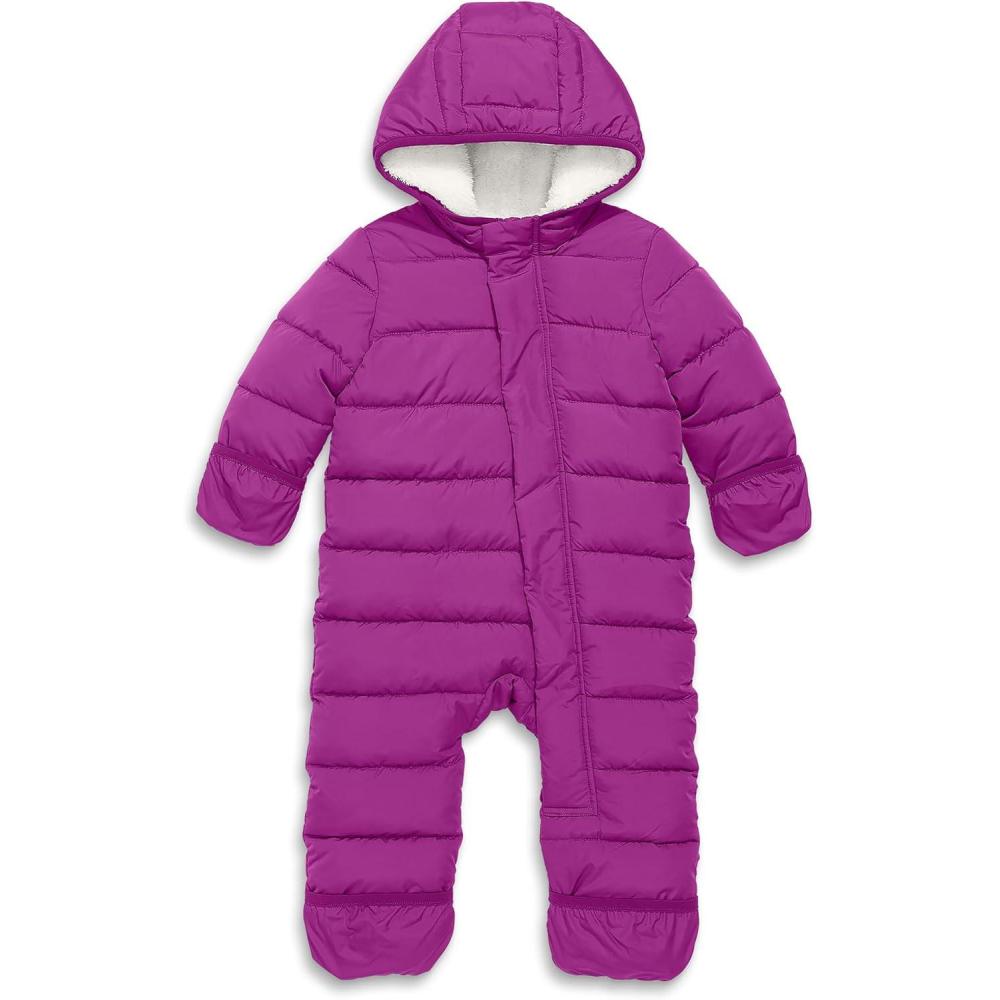 imagePrimary Baby Parka Puffer Bunting Suit WaterRepellent and Windproof Made with 100 Recycled MaterialsBoysenberry