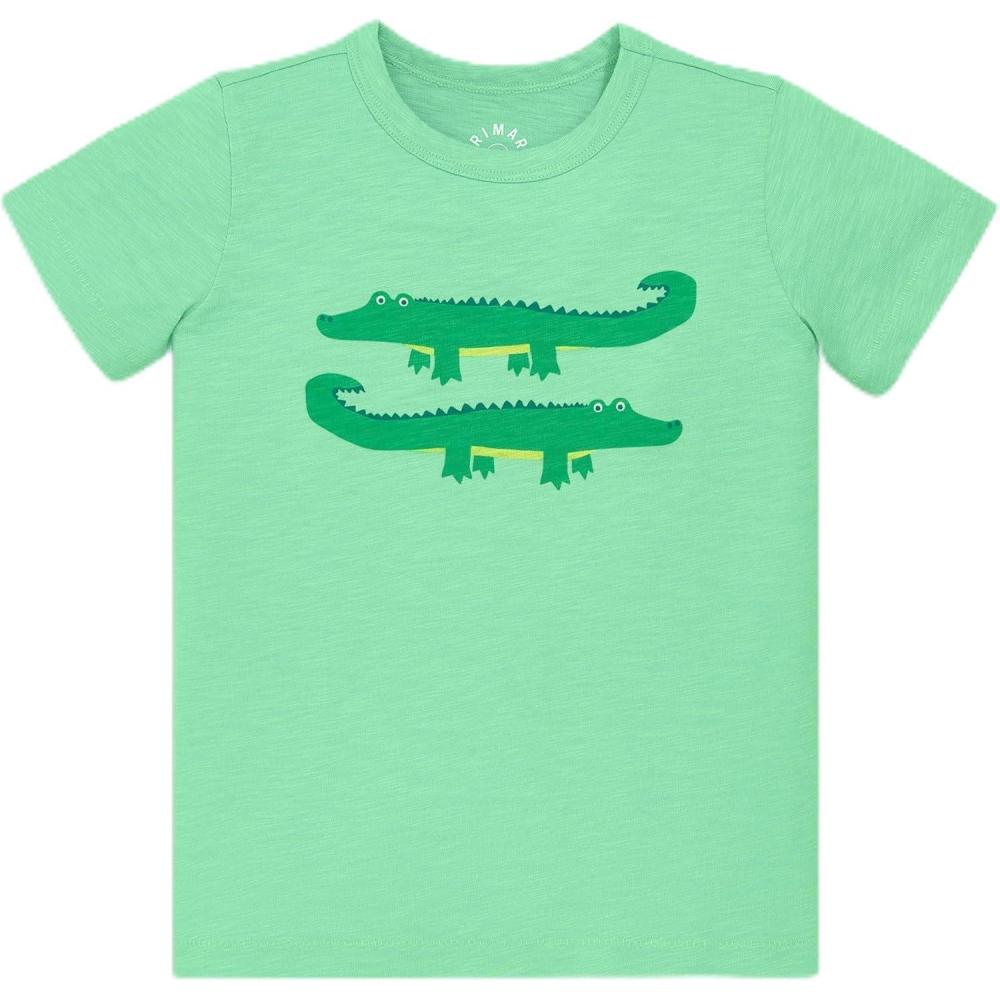 imagePrimary Kids Alligator Graphic Tee Soft 100 Cotton TShirtClover