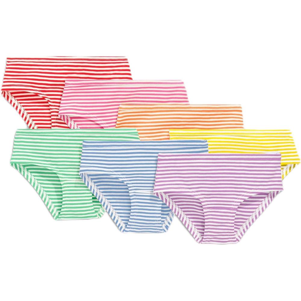 imagePrimary Kids Bikini 7pack Soft Cotton Stretch UnderwearPrimary Mix