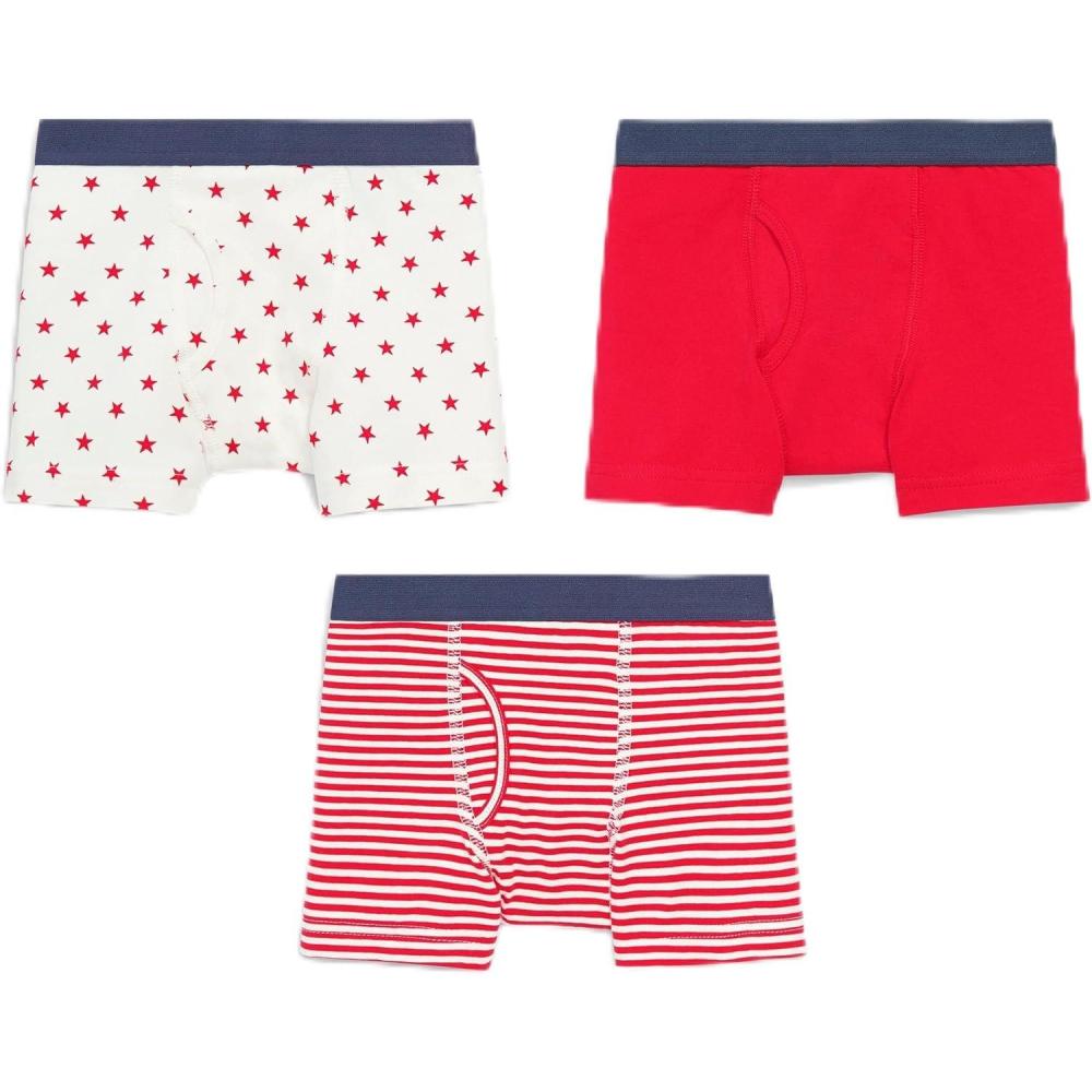 imagePrimary Kids Boxer Brief 3pack Soft Cotton Stretch Boxer BriefsLollipop Mix