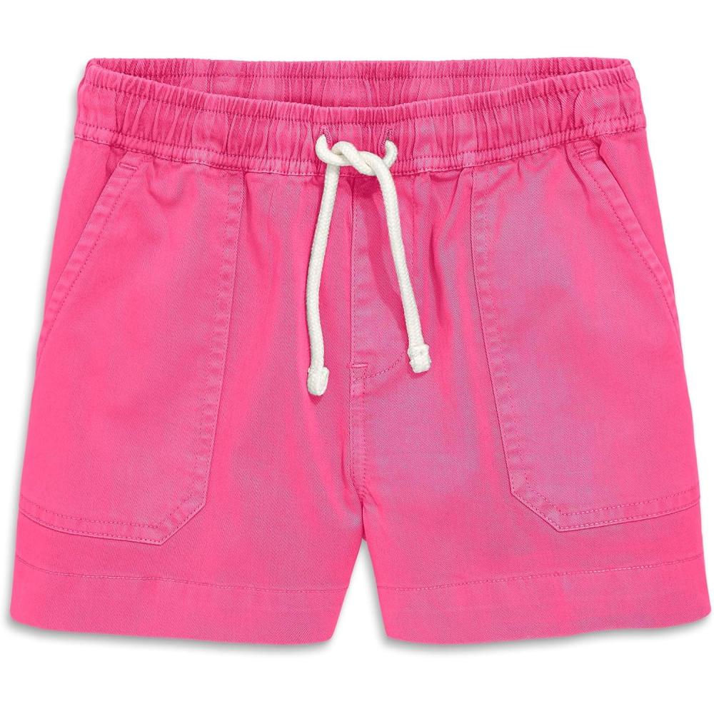 imagePrimary Kids Garment Dyed Stretch Chino Midi Shorts Cotton Drawstring PullOn ShortsGarment Dye Gumball