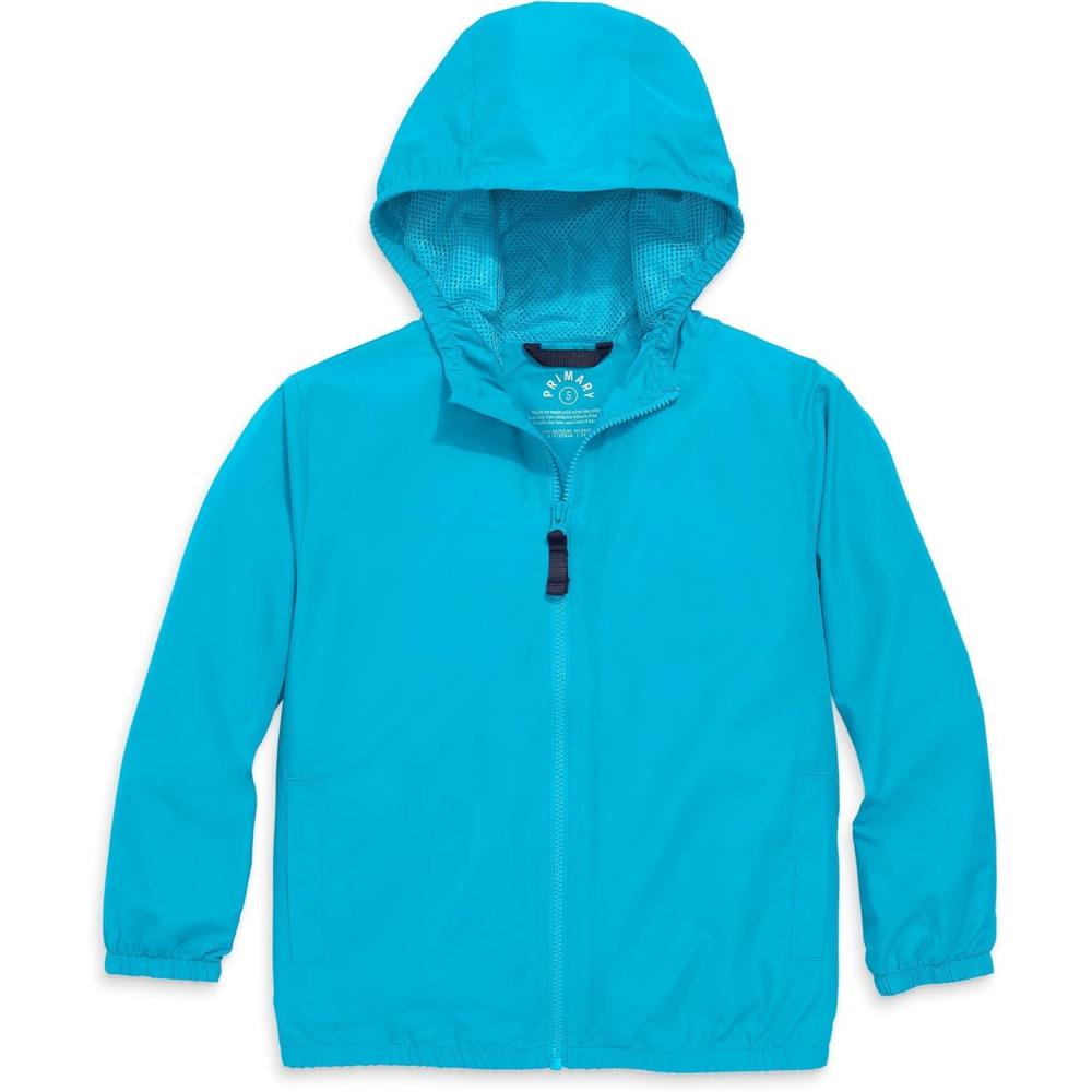 imagePrimary Kids Packable Windbreaker Lightweight WaterResistant JacketSea