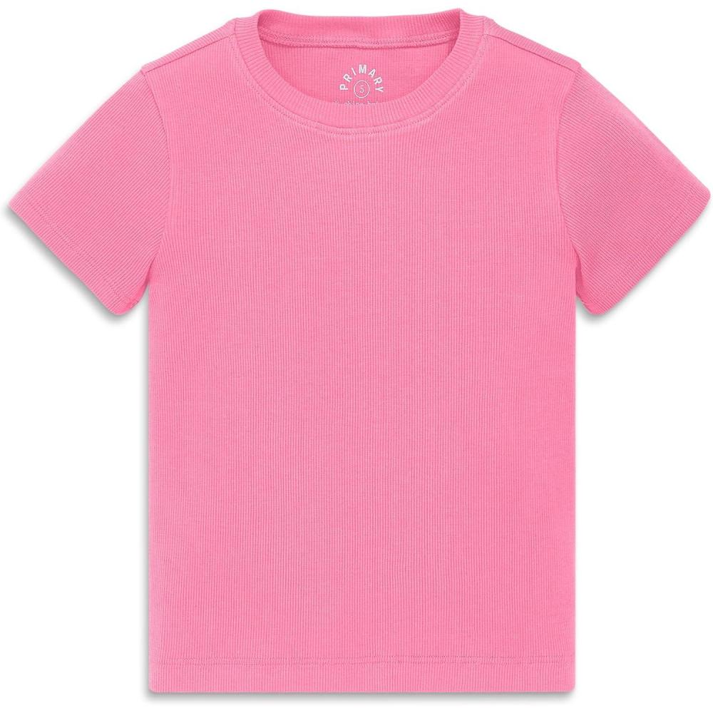 imagePrimary Kids Rib Tee Soft Stretch TShirtTaffy