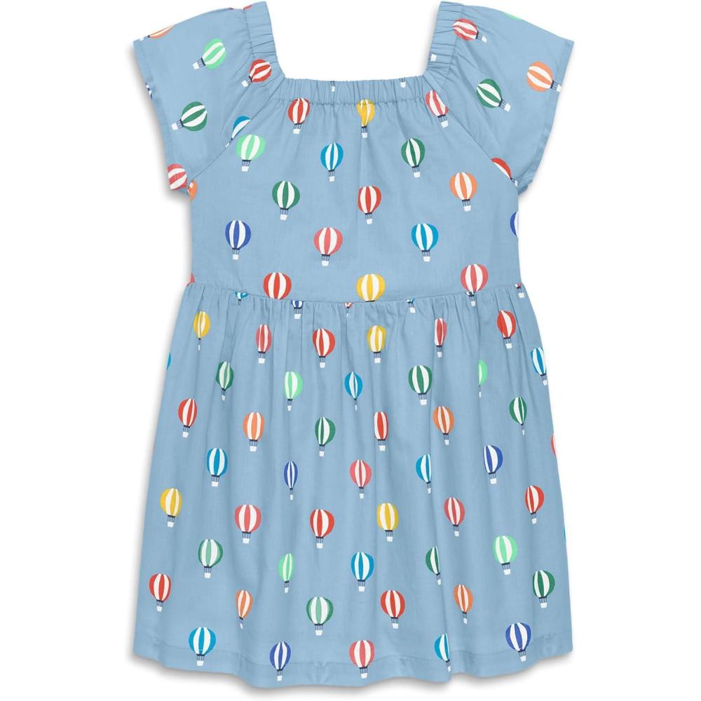 imagePrimary Kids Twirly Dress in Hot Air Balloons