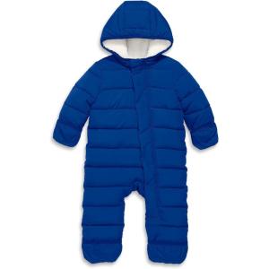 Primary Baby Parka Puffer Bunting Suit, Water-Repellent and Windproof, Made with 100% Recycled Materials(Blue-jay)