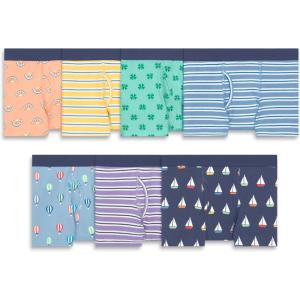 Primary Kids Boxer Brief 7-pack, Soft Cotton Stretch Boxer Briefs in Spring mix(Spring Mix)