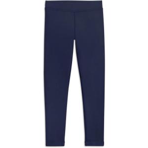 Primary Kids Cozy French Terry Legging, Soft Cotton Stretch Pants for Girls & Boys, Everyday Bottoms with No-Roll Waistband(Navy)