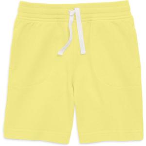 Primary Kids Gym Short, 100% Cotton Pull-On Shorts(Buttercup)
