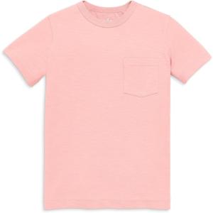 Primary Kids Pocket Tee, Soft 100% Cotton T-Shirt(Flamingo)