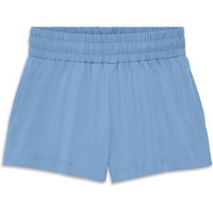 Primary Kids Staycool Stretch Swing Shorts, UPF 50+, Active Short with Built-in Under Short(Vintage Blue)