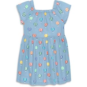 Primary Kids Twirly Dress in Hot Air Balloons