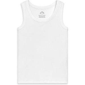 Primary Adult Rib Tank, Stretchy Sleeveless Tank Top (Women’s Fit)(White)