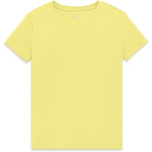 Primary Adult Rib Tee, Stretchy T-Shirt (Women’s Fit)(Buttercup)
