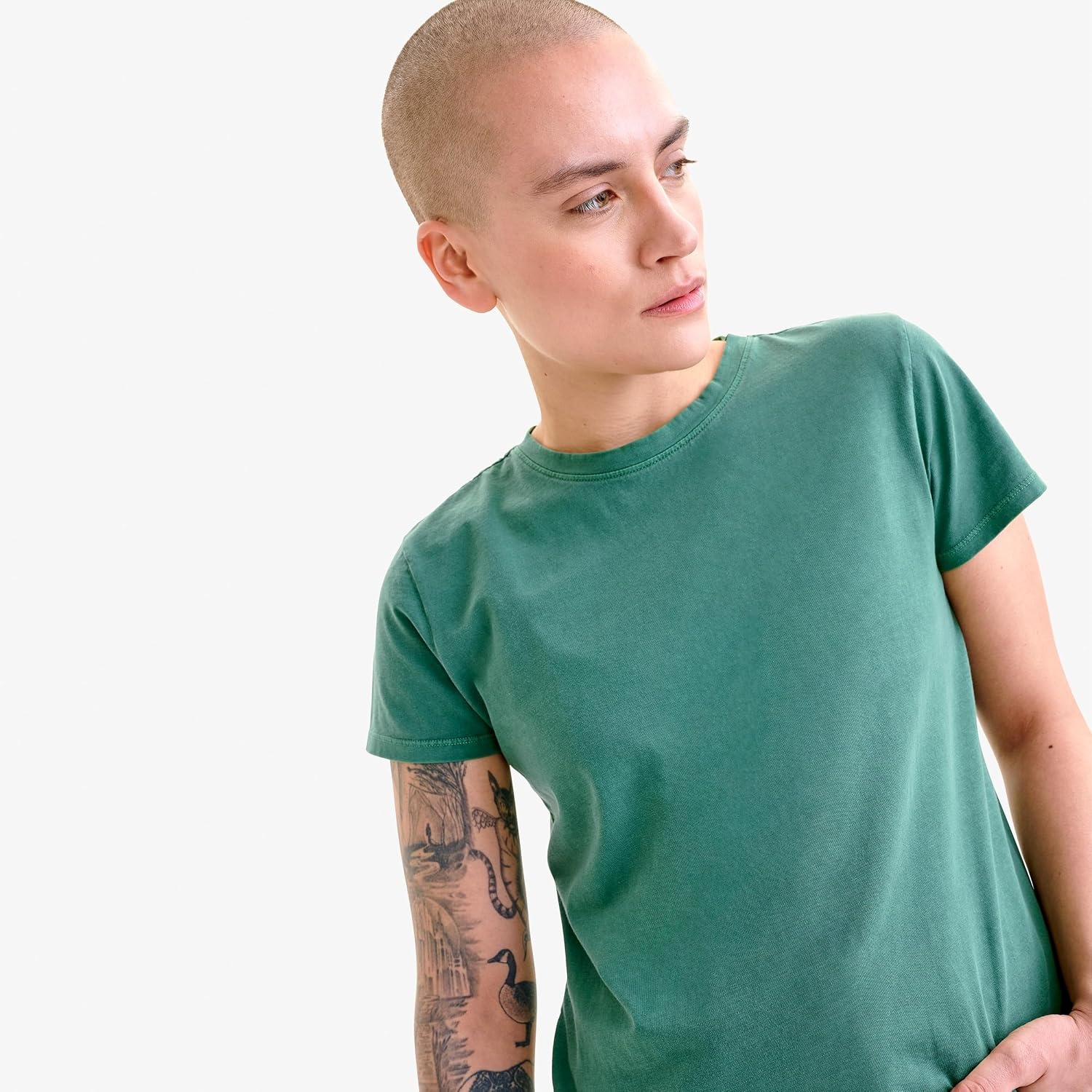 image:imagePrimary Adult Easy Crewneck Tee 100 Cotton TShirt Womens FitGarement Dye Pink Lemonade