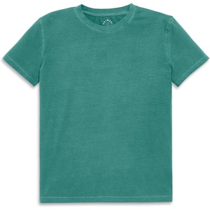 Primary Adult Easy Crewneck Tee, 100% Cotton T-Shirt (Women’s Fit)(Garment Dye Sunwashed Teal)